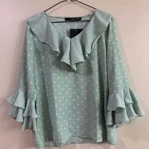 Women Ruffle Blouse